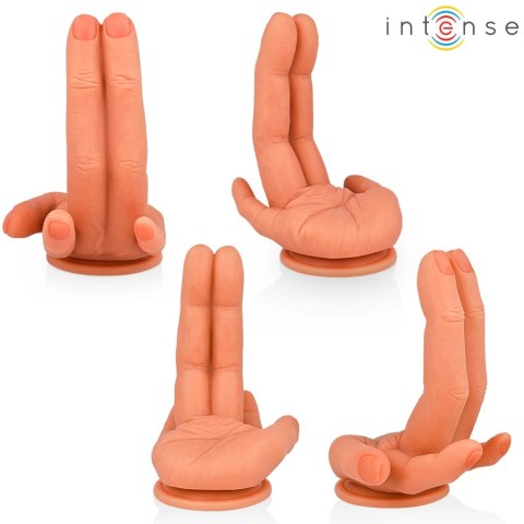 Intense LEELA elastyczna dłoń - stymulator punktu G, silikon 12,6 cm INTENSE