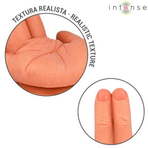 Intense LEELA elastyczna dłoń - stymulator punktu G, silikon 12,6 cm INTENSE