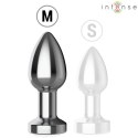 Intense Plug LED Metalowy Korek Anatomiczny M z Pilotem i Wibracją INTENSE