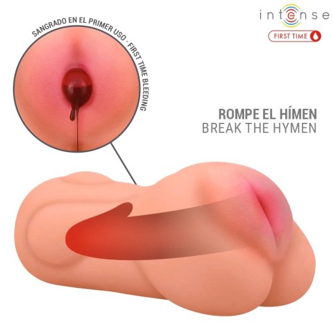 Intense Sophie Model Virgin Anatomiczny System TPE Naturalny 15cm INTENSE FIRST TIME