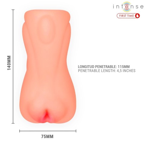 Intense Sophie Model Virgin Anatomiczny System TPE Naturalny 15cm INTENSE FIRST TIME