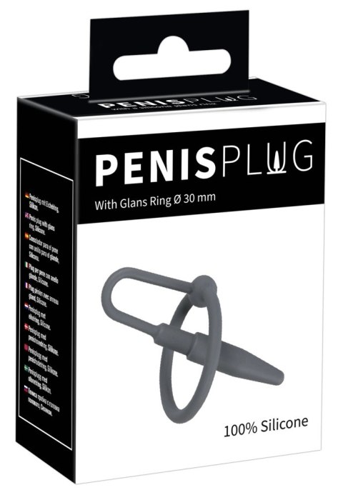 Mystim Dilator 2w1 Pierścień z Rozszerzaczem Silikonowy Czarny 6,2cm Penisplug