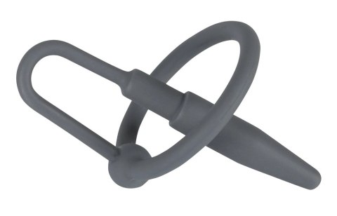 Mystim Dilator 2w1 Pierścień z Rozszerzaczem Silikonowy Czarny 6,2cm Penisplug