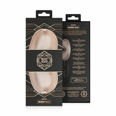 Rosy Gold Premium Mask opaska na oczy komfortowa rosegold Rosy Gold