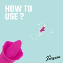 Teazers Flower Touch model wibrujący silikonowy rożowy 10 trybow Teazers