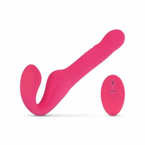 Teazers Strapless Wibrujący System Intymny Rożowy z Pilotem Teazers