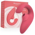 Womanizer Blend Rabbit Vibrant Rose - Wibrator z technologią powietrzną, IPX7 WOMANIZER