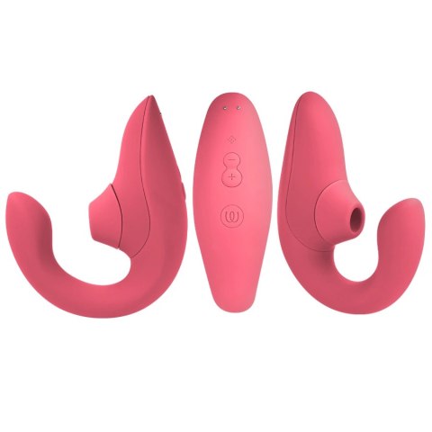 Womanizer Blend Rabbit Vibrant Rose - Wibrator z technologią powietrzną, IPX7 WOMANIZER