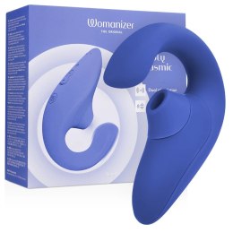 Womanizer Blend Rabbit - niebieski stymulator z podwojnym systemem masażu WOMANIZER