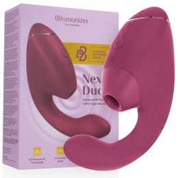 Womanizer Duo Next Intymna Maszyna 3D Air, podwojna, ciemnorożowa WOMANIZER