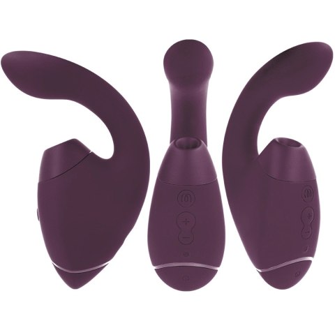 Womanizer Duo Next anatomiczny system powietrzny z wibracjami fioletowy WOMANIZER