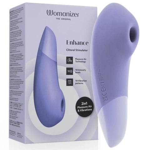 Womanizer Enhance Lilac - stymulator 2w1 z technologią Pleasure Air, liliowy WOMANIZER