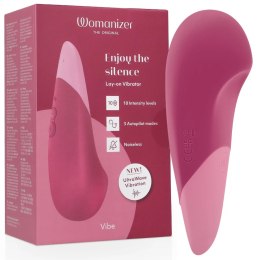 Womanizer Vibe Lay-On UltraWave Dusky Pink - cichy model wodoodporny WOMANIZER