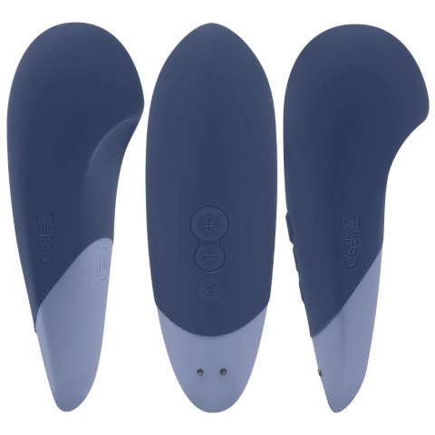 Womanizer Vibe Lay-On - cichy model wibrujący, ciemnoniebieski, IPX7 WOMANIZER
