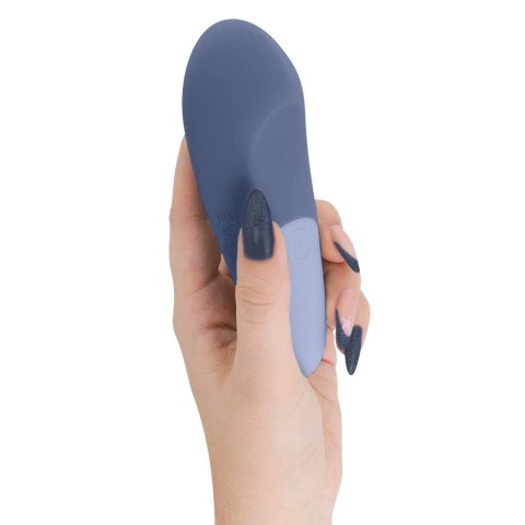 Womanizer Vibe Lay-On - cichy model wibrujący, ciemnoniebieski, IPX7 WOMANIZER