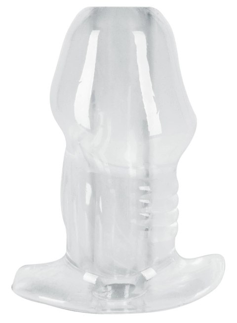 ANOS Tunnel Plug Transparent - anatomiczny korek z otworem 10,2 cm ANOS