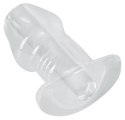 ANOS Tunnel Plug Transparent - anatomiczny korek z otworem 10,2 cm ANOS