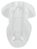 ANOS Tunnel Plug Transparent - anatomiczny korek z otworem 10,2 cm ANOS