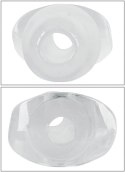 ANOS Tunnel Plug Transparent - anatomiczny korek z otworem 10,2 cm ANOS