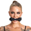 Bad Kitty Gag Dog Bone silikonowy knebel kostka regulowany czarny Bad Kitty