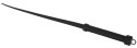 Bad Kitty Whip Silicone - czarny bat silikonowy 60 cm, ergonomiczny uchwyt Bad Kitty