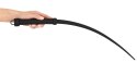 Bad Kitty Whip Silicone - czarny bat silikonowy 60 cm, ergonomiczny uchwyt Bad Kitty