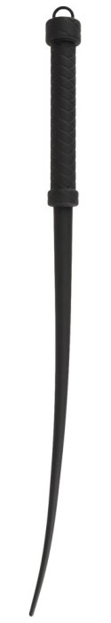 Bad Kitty Whip Silicone - czarny bat silikonowy 60 cm, ergonomiczny uchwyt Bad Kitty