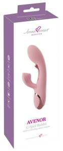 Beau coeur AVENOR G-Spot Rabbit silikonowy, 3 silniki, metalowy element Beau coeur