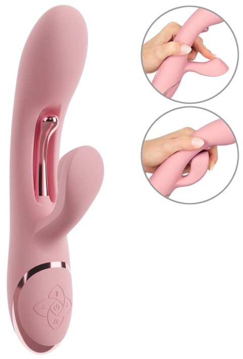 Beau coeur AVENOR G-Spot Rabbit silikonowy, 3 silniki, metalowy element Beau coeur