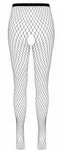 Cottelli LEGWARE Net Tights S-L czarne, duże oczka, bezszwowe Cottelli