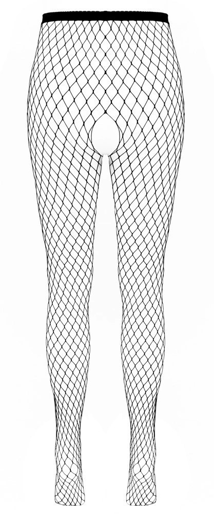 Cottelli LEGWARE Net Tights S-L czarne, duże oczka, bezszwowe Cottelli