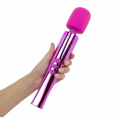 MyMagicWand Rożowy Masażer do Ciała z 6 Trybami i 7 Wzorcami Wibracji MyMagicWand