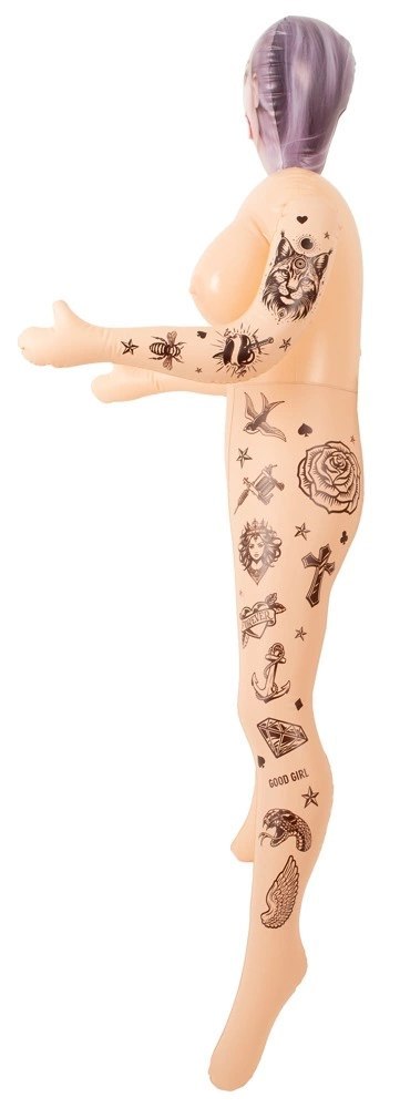 NaughtyDollz Tattoed Doll 152 cm - dmuchana figura z tatuażami You2Toys