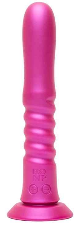ROMP Jiggle - Wibrujący model z funkcją ruchu, silikonowy, fioletowy ROMP