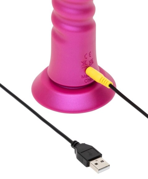 ROMP Jiggle - Wibrujący model z funkcją ruchu, silikonowy, fioletowy ROMP
