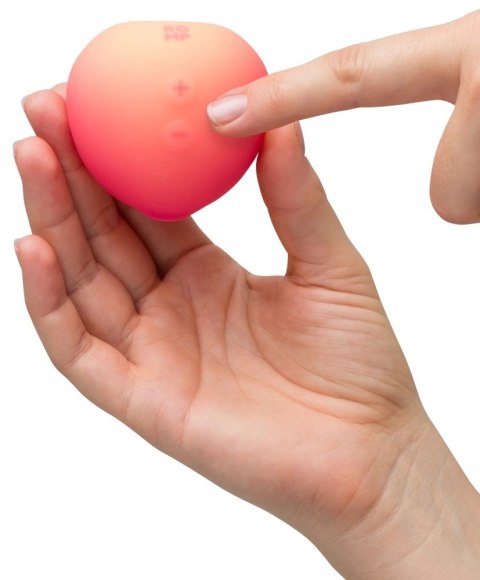 ROMP Pink Peach - kompaktowy stymulator z technologią powietrzną, rożowy ROMP