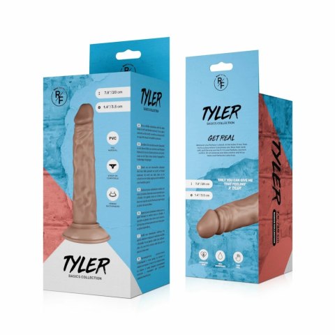 Real Fantasy Tyler model anatomiczny z przyssawką 20 cm, kolor naturalny Real Fantasy