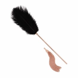 Rosy Gold Feather Tickler & Whip 2w1 - Roża Złota, elegancki design Rosy Gold