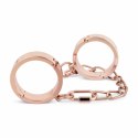 Rosy Gold Kajdanki Metalowe Rosegold z Systemem Bezpieczeństwa Rosy Gold