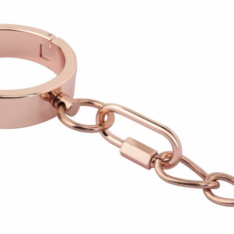 Rosy Gold Kajdanki Metalowe Rosegold z Systemem Bezpieczeństwa Rosy Gold