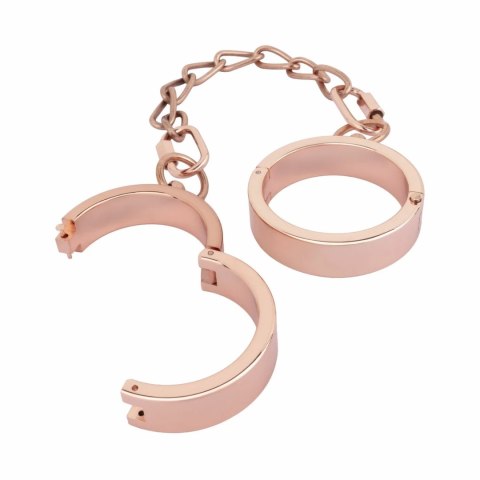 Rosy Gold Kajdanki Metalowe Rosegold z Systemem Bezpieczeństwa Rosy Gold