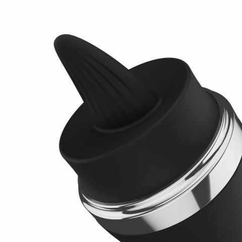 Teazers Mini Tongue Vibrator Black - kompaktowy masażer silikonowy USB Teazers