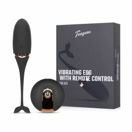 Teazers Vibrating Egg Black - Model z Pilotem, 10 Trybow, USB Teazers