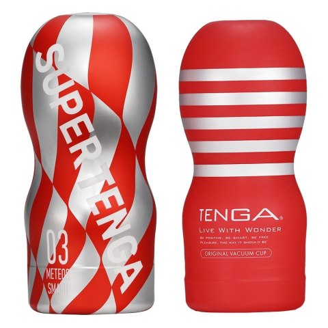 Tenga Super Tenga Meteor Smash - jednorazowa maszyna intymna, 16 cm TENGA