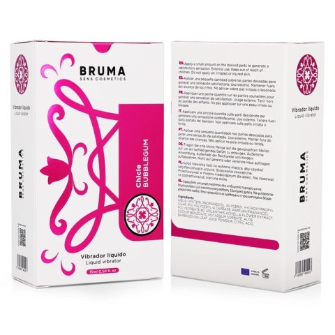 BRUMA Bubblegum Ultra-Ślizgający Żel Intymny 15 ml, dozownik BRUMA