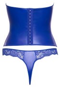 Cottelli Lingerie Royal Blue - Gorset bez ramiączek z koronką M Cottelli