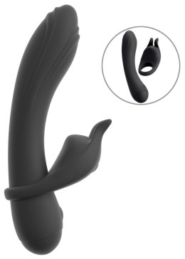 Couples Choice Duo Vibrator 3w1 z pierścieniem, silikonowy, wodoodporny Couples Choice