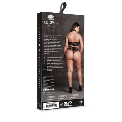 El Desir Carpo Plus Size komplet dwuczęściowy XL-XXXXL czarny Le Désir by Shots