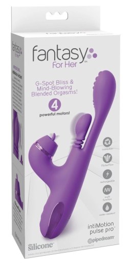 Fantasy For Her IntiMotion Pulse Pro fioletowy 24 cm 4 silniki Fantasy For Her