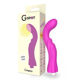G-SPOT Gregory Violet - wibrator punktowy G, silikon medyczny, 200 mm G-SPOT